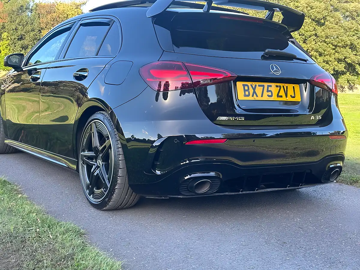 Used 2025 Mercedes a Class AMG Premium Plus Black - Interior and Exterior details 8