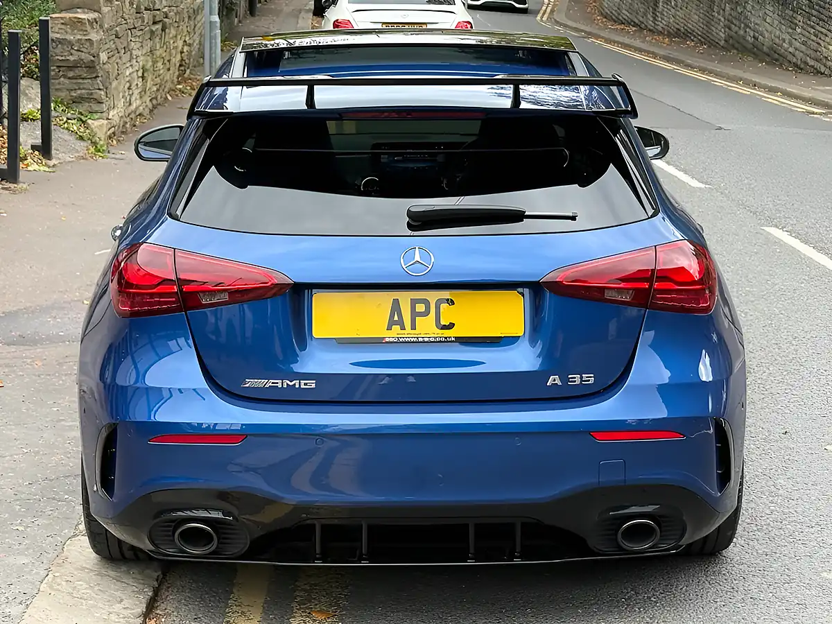 Used 2025 Mercedes A35h AMG Premium Plus Blue - Interior and Exterior details 10