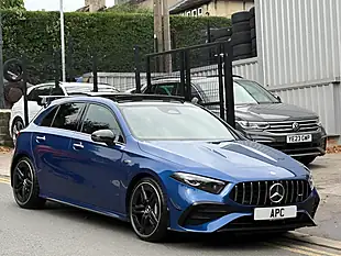 Used 2025 Mercedes A35h AMG Premium Plus Blue - Interior and Exterior details 11