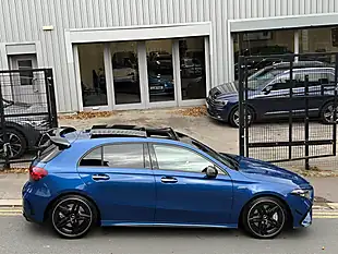 Used 2025 Mercedes A35h AMG Premium Plus Blue - Interior and Exterior details 14