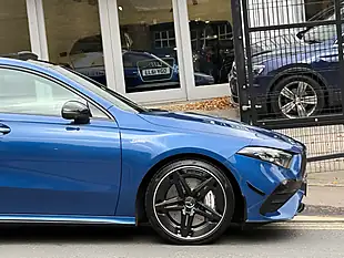 Used 2025 Mercedes A35h AMG Premium Plus Blue - Interior and Exterior details 15
