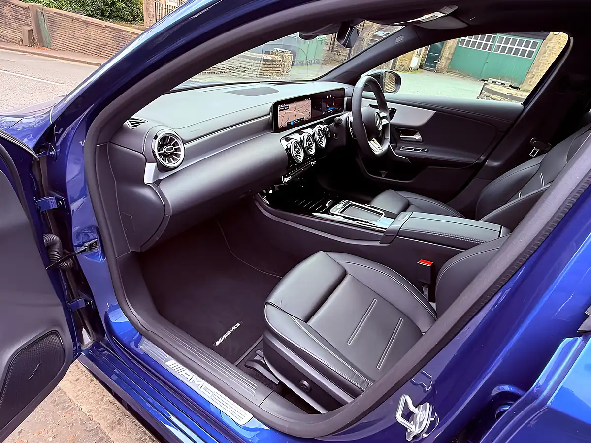 Used 2025 Mercedes A35h AMG Premium Plus Blue - Interior and Exterior details 19