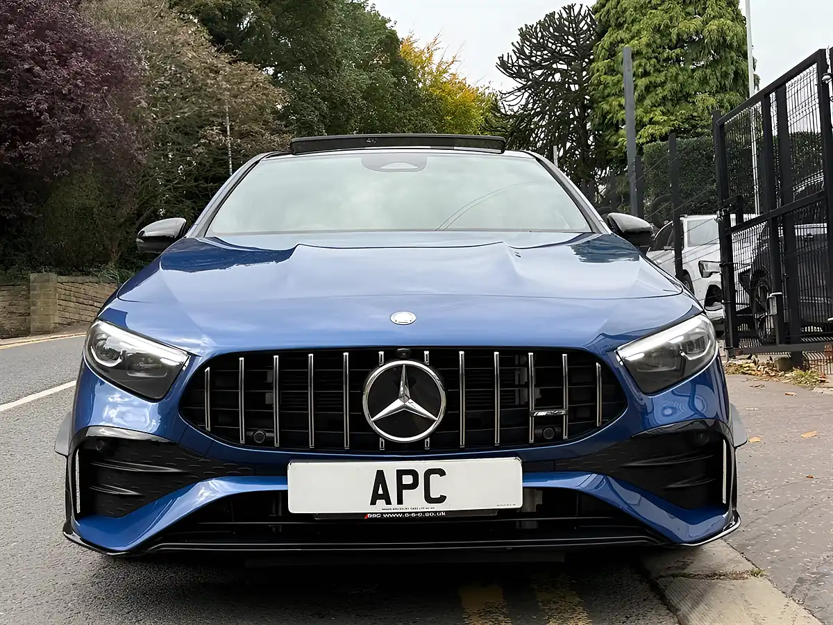 Used 2025 Mercedes A35h AMG Premium Plus Blue - Interior and Exterior details 2