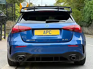 Used 2025 Mercedes A35h AMG Premium Plus Blue - Interior and Exterior details 5