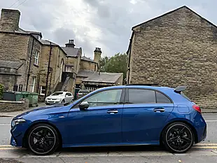 Used 2025 Mercedes A35h AMG Premium Plus Blue - Interior and Exterior details 8
