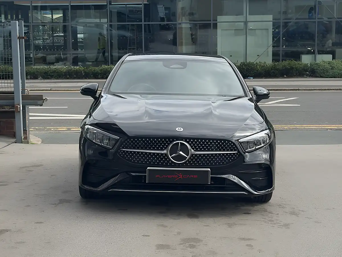 Used 2025 Mercedes-Benz a Class AMG Line (executive) Black - Interior and Exterior details 2