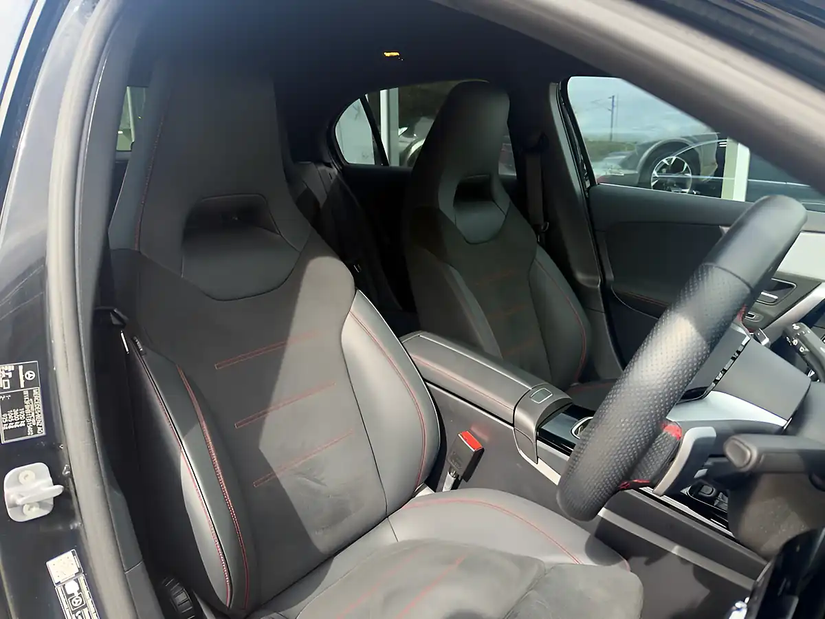 Used 2025 Mercedes-Benz a Class AMG Line (executive) Black - Interior and Exterior details 4
