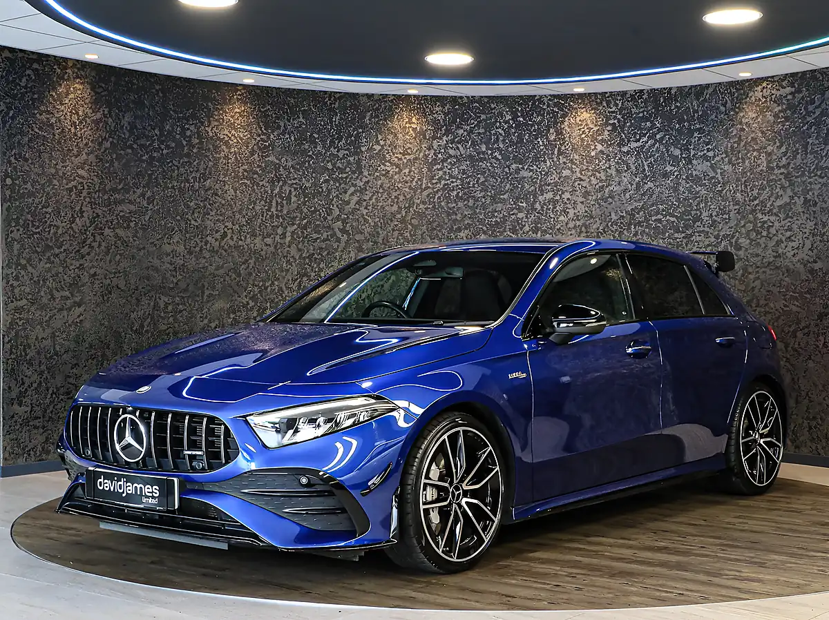 Used 2025 Mercedes-Benz a Class AMG Touring Edition Spectral Blue Metallic - Interior and Exterior details 3