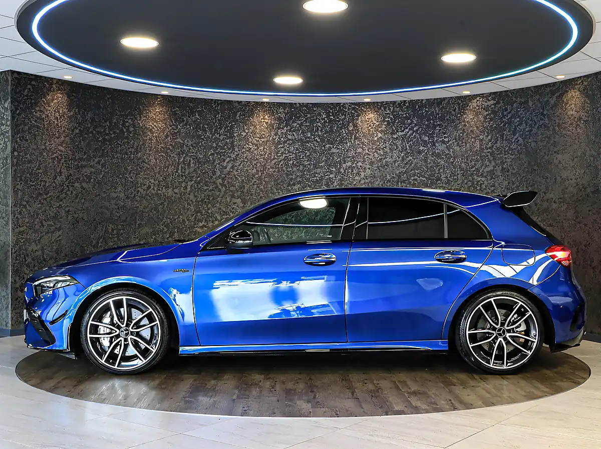 Used 2025 Mercedes-Benz a Class AMG Touring Edition Spectral Blue Metallic - Interior and Exterior details 4