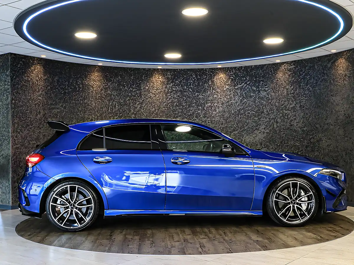 Used 2025 Mercedes-Benz a Class AMG Touring Edition Spectral Blue Metallic - Interior and Exterior details 8