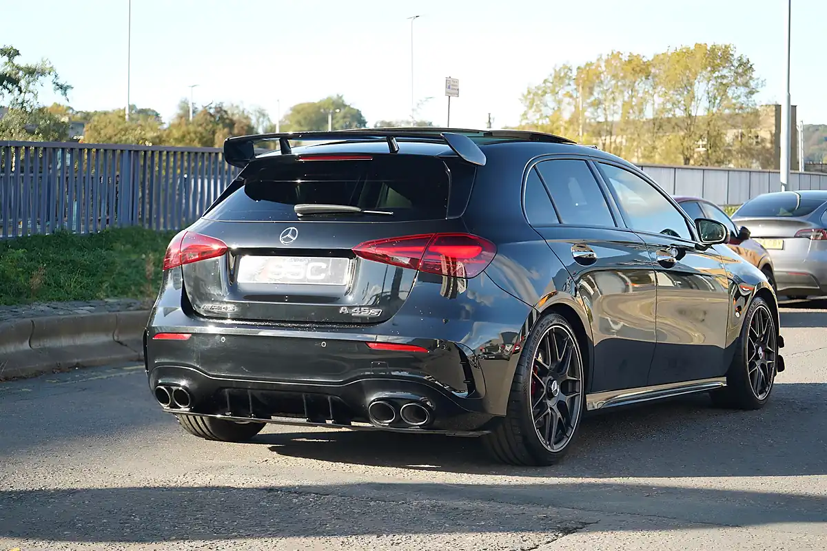 Used 2025 Mercedes-Benz A45 AMG S Plus Black - Interior and Exterior details 10