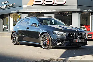 Used 2025 Mercedes-Benz A45 AMG S Plus Black - Interior and Exterior details 4