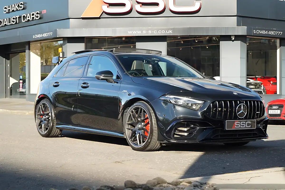 Used 2025 Mercedes-Benz A45 AMG S Plus Black - Interior and Exterior details 4