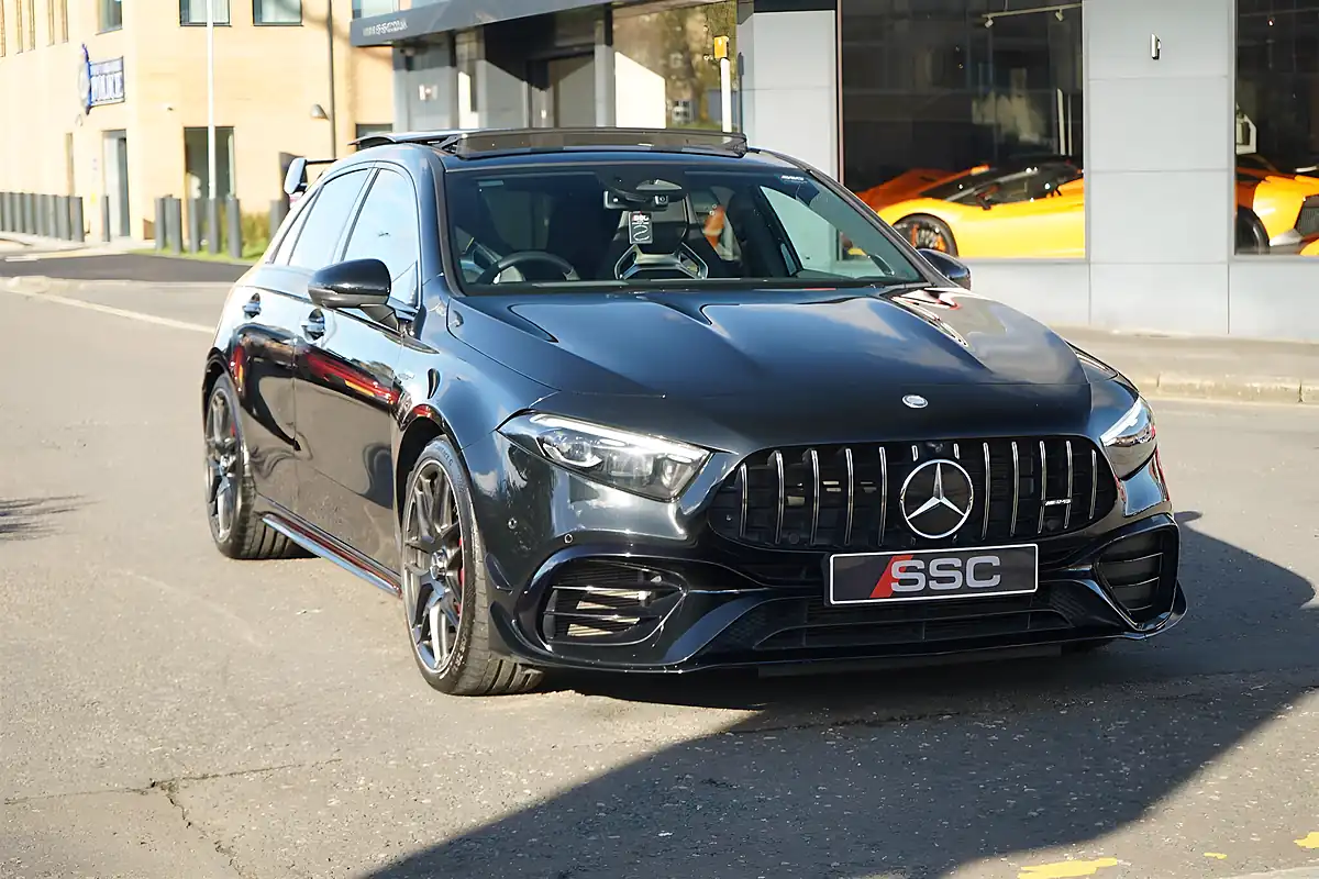 Used 2025 Mercedes-Benz A45 AMG S Plus Black - Interior and Exterior details 5