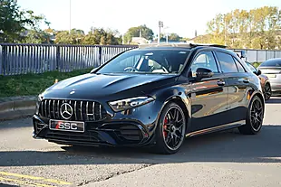Used 2025 Mercedes-Benz A45 AMG S Plus Black - Interior and Exterior details 7