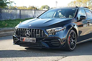 Used 2025 Mercedes-Benz A45 AMG S Plus Black - Interior and Exterior details 8