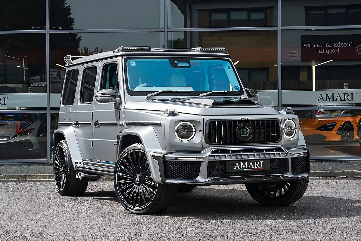 Used 2025 Mercedes-Benz AMG G 63 Masterpiece Manufaktur Edition Platin Magno - Front View