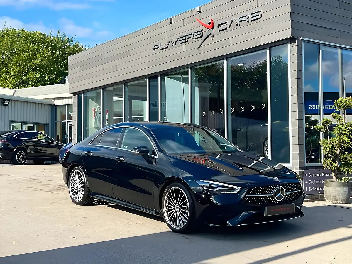 Used 2025 Mercedes-Benz Cla AMG Line (premium) Black - Front View