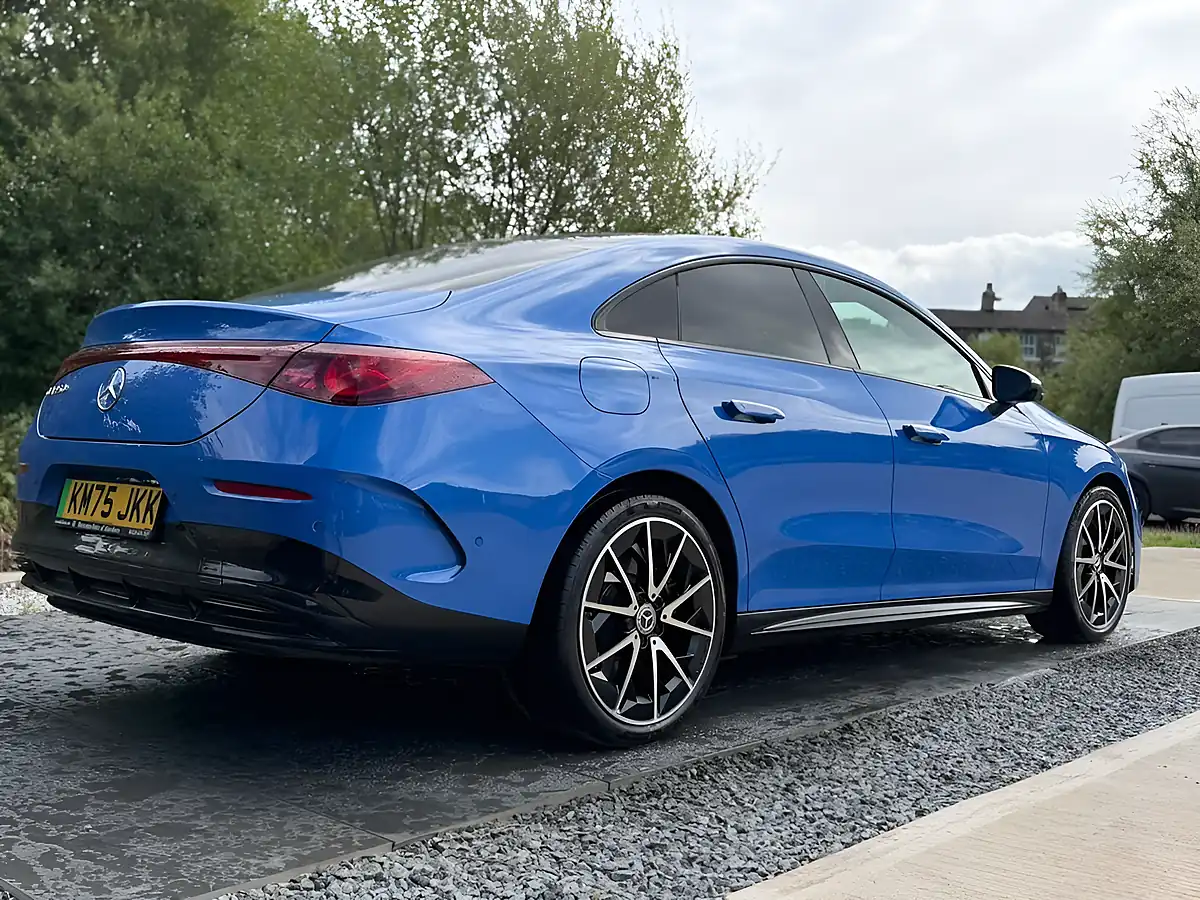 Used 2025 Mercedes-Benz Cla AMG Line (premium Edition) Blue - Interior and Exterior details 12