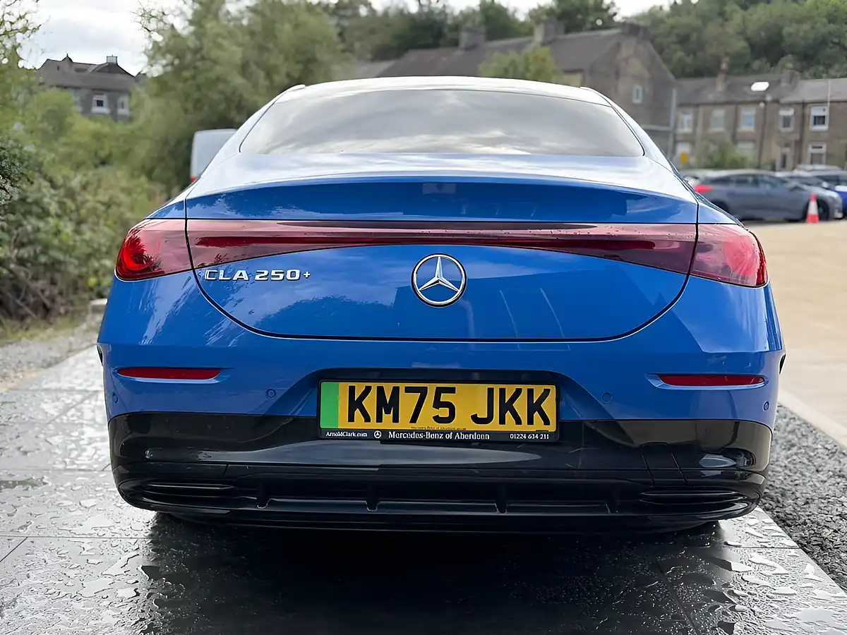 Used 2025 Mercedes-Benz Cla AMG Line (premium Edition) Blue - Interior and Exterior details 13