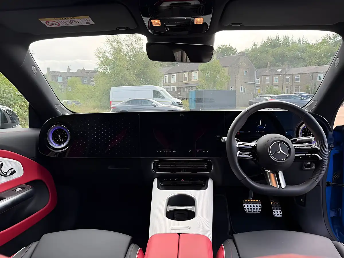Used 2025 Mercedes-Benz Cla AMG Line (premium Edition) Blue - Interior and Exterior details 16