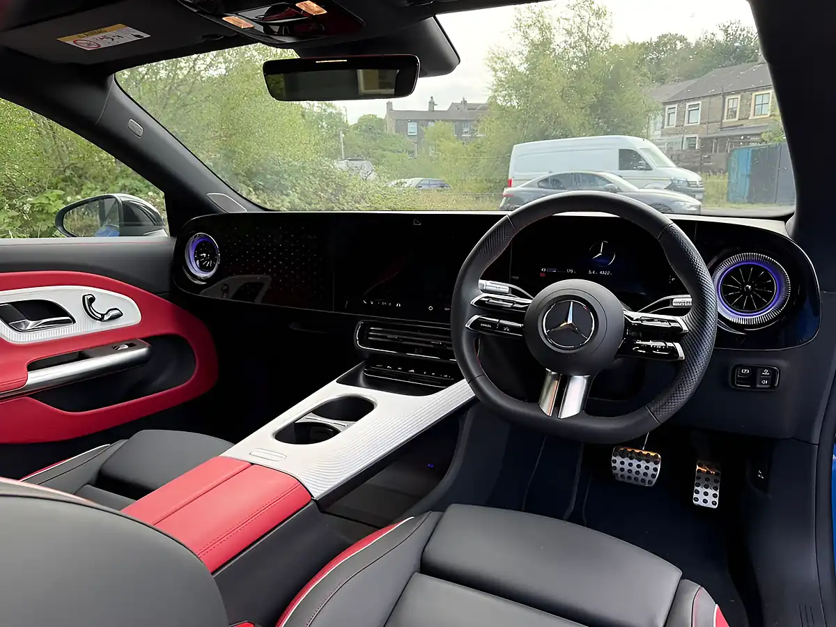 Used 2025 Mercedes-Benz Cla AMG Line (premium Edition) Blue - Interior and Exterior details 9