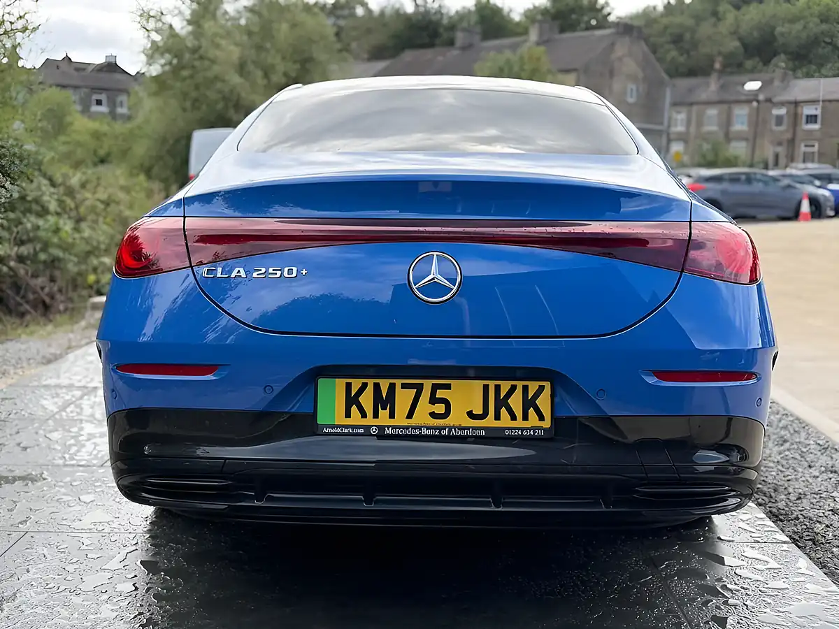 Used 2025 Mercedes-Benz Cla AMG Line (premium Edition) Blue - Interior and Exterior details 3
