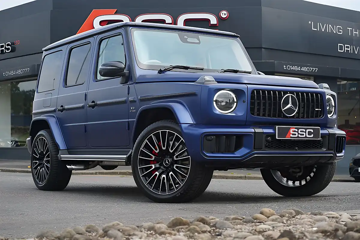 Used 2025 Mercedes G Class AMG Manufaktur Edition Blue - Front View
