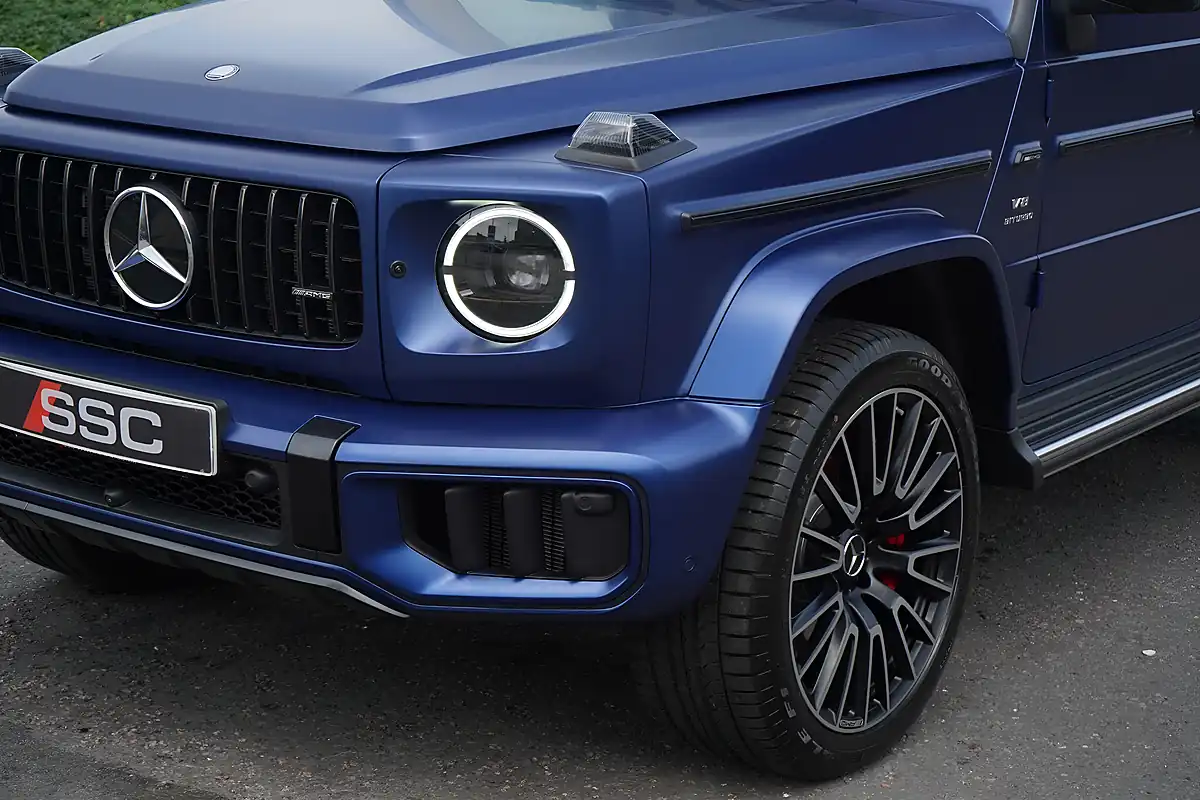 Used 2025 Mercedes G Class AMG Manufaktur Edition Blue - Interior and Exterior details 19