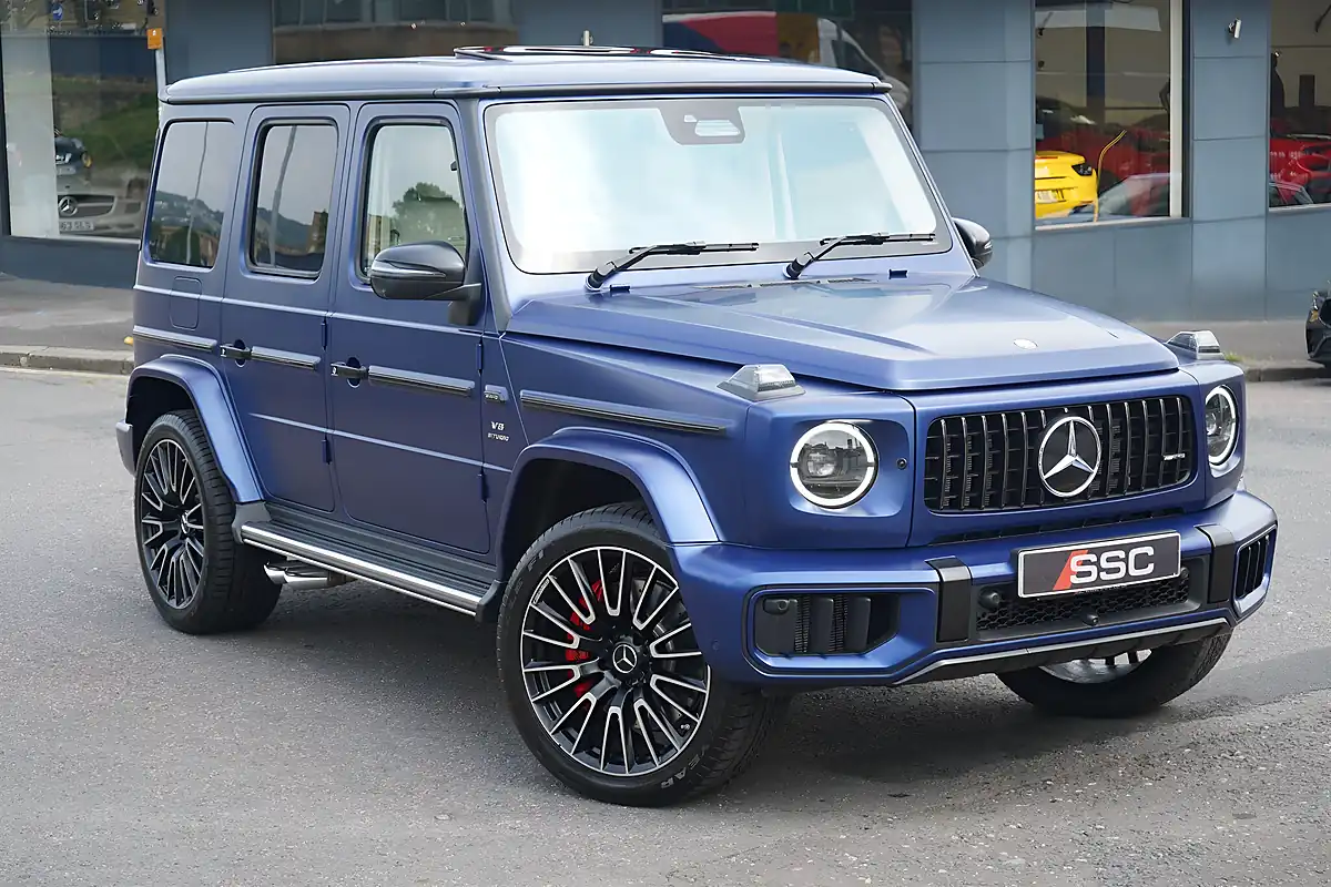 Used 2025 Mercedes G Class AMG Manufaktur Edition Blue - Interior and Exterior details 5