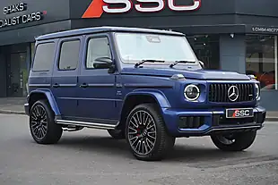 Used 2025 Mercedes G Class AMG Manufaktur Edition Blue - Interior and Exterior details 6