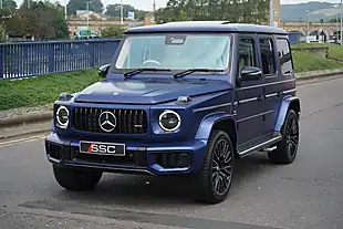Used 2025 Mercedes G Class AMG Manufaktur Edition Blue - Interior and Exterior details 8