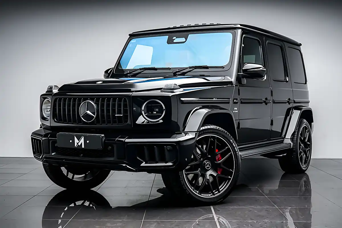 Used 2025 Mercedes G Class AMG Obsidian Black - Interior and Exterior details 4
