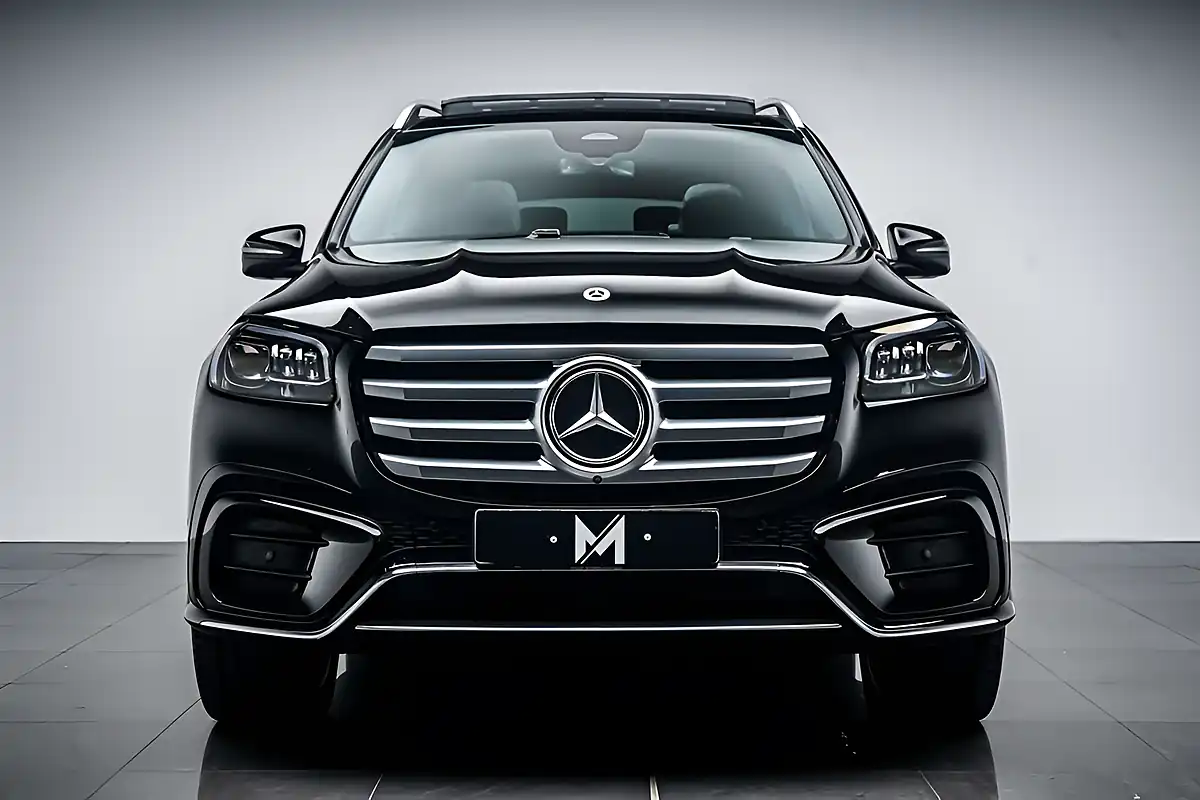 Used 2025 Mercedes GLS450 Business Class Obsidian Black - Interior and Exterior details 2