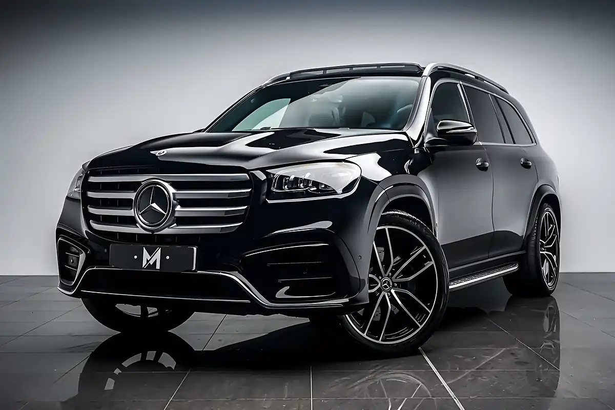 Used 2025 Mercedes GLS450 Business Class Obsidian Black - Interior and Exterior details 5