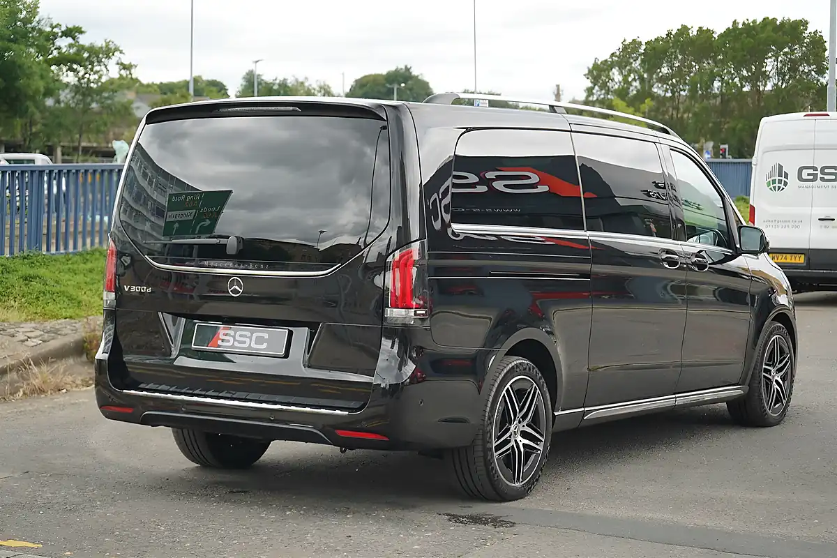 Used 2025 Mercedes V300 Premium Obsidian Black - Interior and Exterior details 14