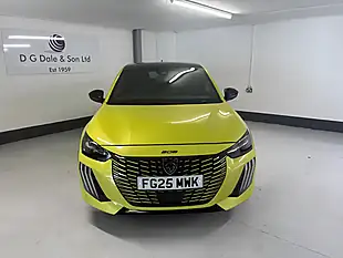 Used 2025 Peugeot 208 GT Yellow - Interior and Exterior details 2