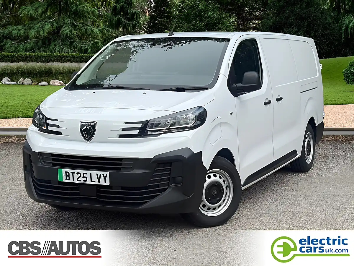Used 2025 Peugeot E-Expert Professional Long Panel Van White - Front View