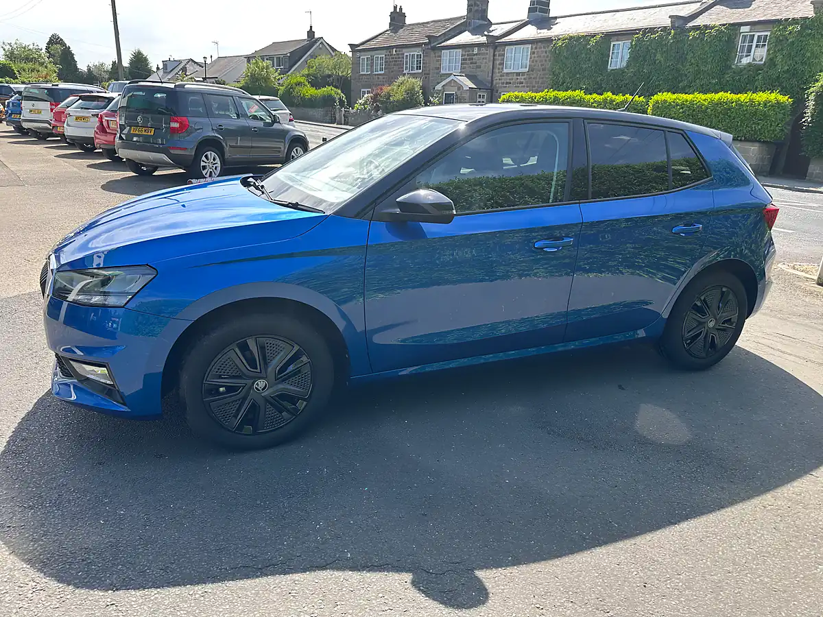 Used 2025 Skoda Fabia Design Edition Blue - Interior and Exterior details 4