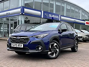 Used 2025 Subaru Crosstrek Touring Sapphire Blue - Interior and Exterior details 9