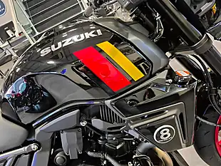 Used 2025 Suzuki GSX-8TT Glass Sparkle Black - Interior and Exterior details 8
