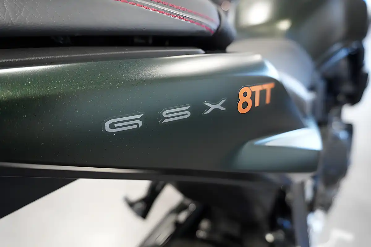Used 2025 Suzuki GSX-8TT Matt Shadow Green - Interior and Exterior details 8
