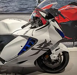 Used 2025 Suzuki GSX1300R Hayabusa Blue - Interior and Exterior details 6