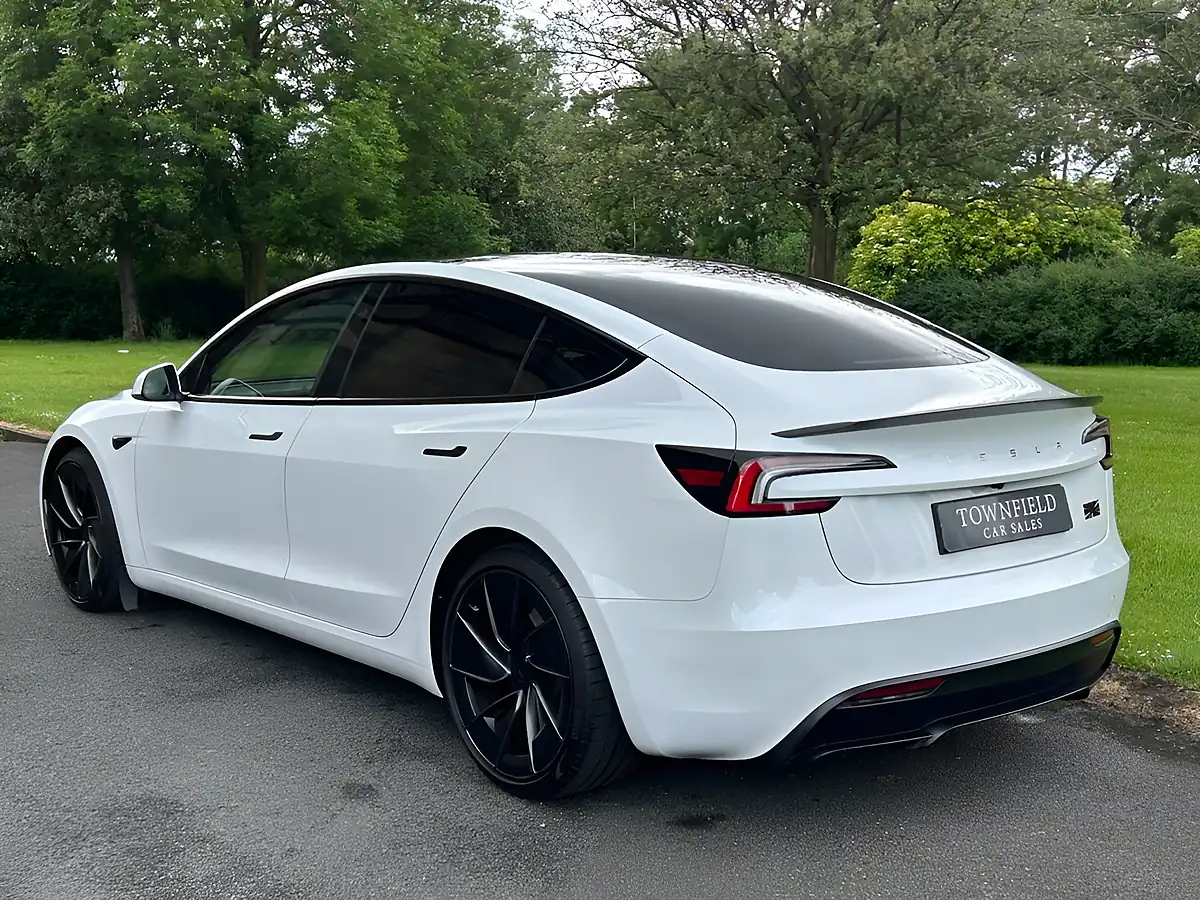 Used 2025 Tesla Model 3 Performance Pearl White - Interior and Exterior details 10