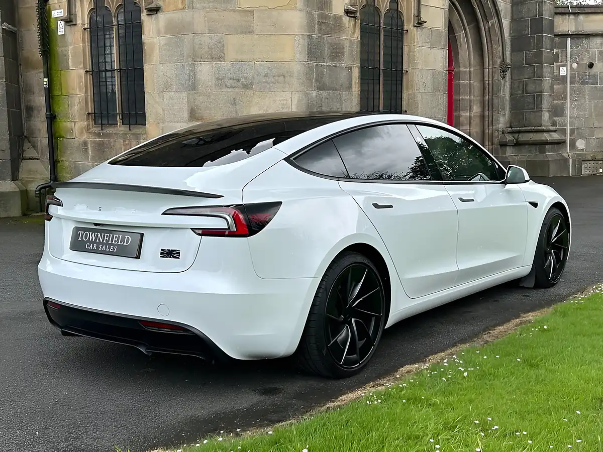 Used 2025 Tesla Model 3 Performance Pearl White - Interior and Exterior details 4