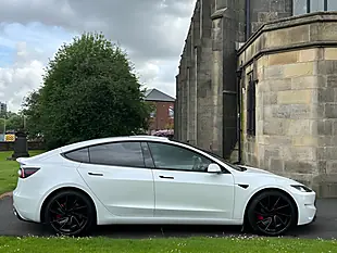 Used 2025 Tesla Model 3 Performance Pearl White - Interior and Exterior details 5