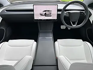 Used 2025 Tesla Model 3 Performance Pearl White - Interior and Exterior details 6
