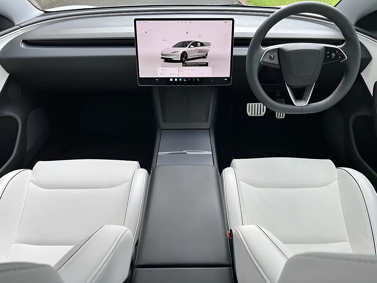 Used 2025 Tesla Model 3 Performance Pearl White - Interior and Exterior details 6