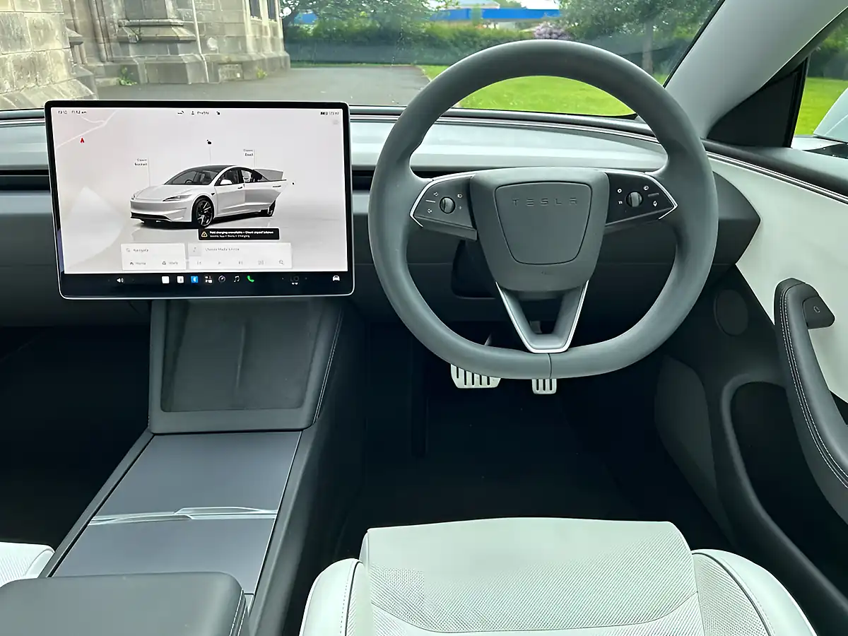 Used 2025 Tesla Model 3 Performance Pearl White - Interior and Exterior details 7