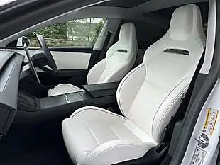 Used 2025 Tesla Model 3 Performance Pearl White - Interior and Exterior details 9
